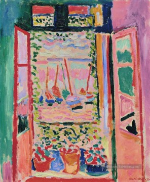 Henri Matisse œuvres - La fenêtre abstraite fauvisme Henri Matisse